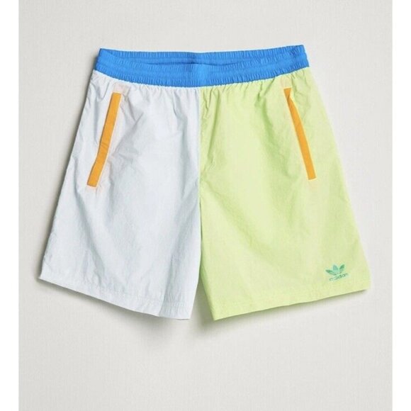 adidas Originals Other - Adidas Original Color Block Mens Shorts White Blue  Large  7" Windbreaker 1D